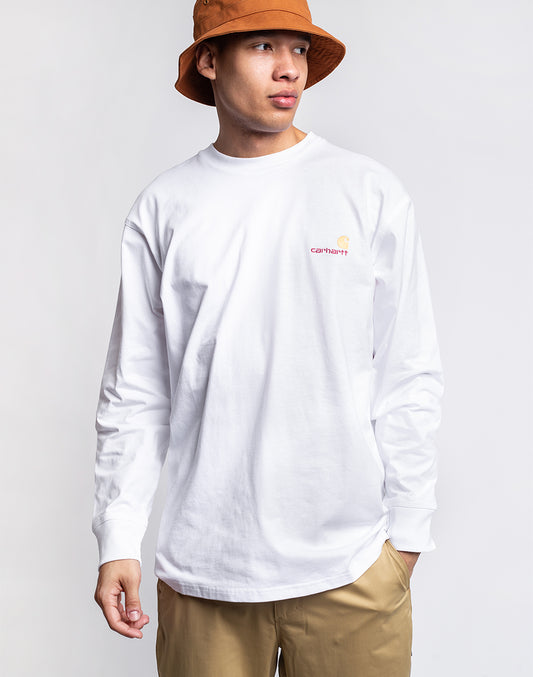 L/S American Script T-Shirt