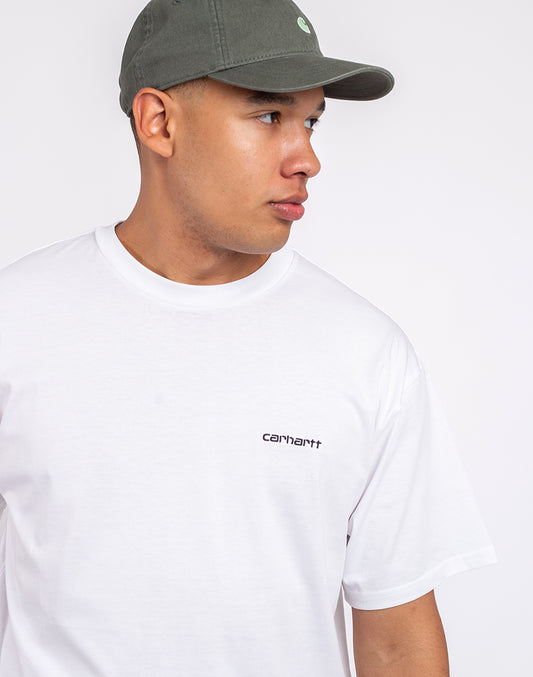 S/S Script Embroidery T-Shirt