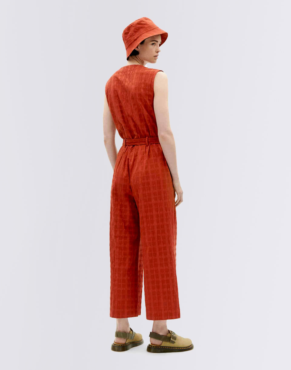 Orangered Cuadrito Winona Jumpsuit