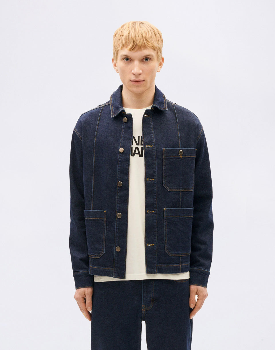 Dark Clean Denim Gus Jacket