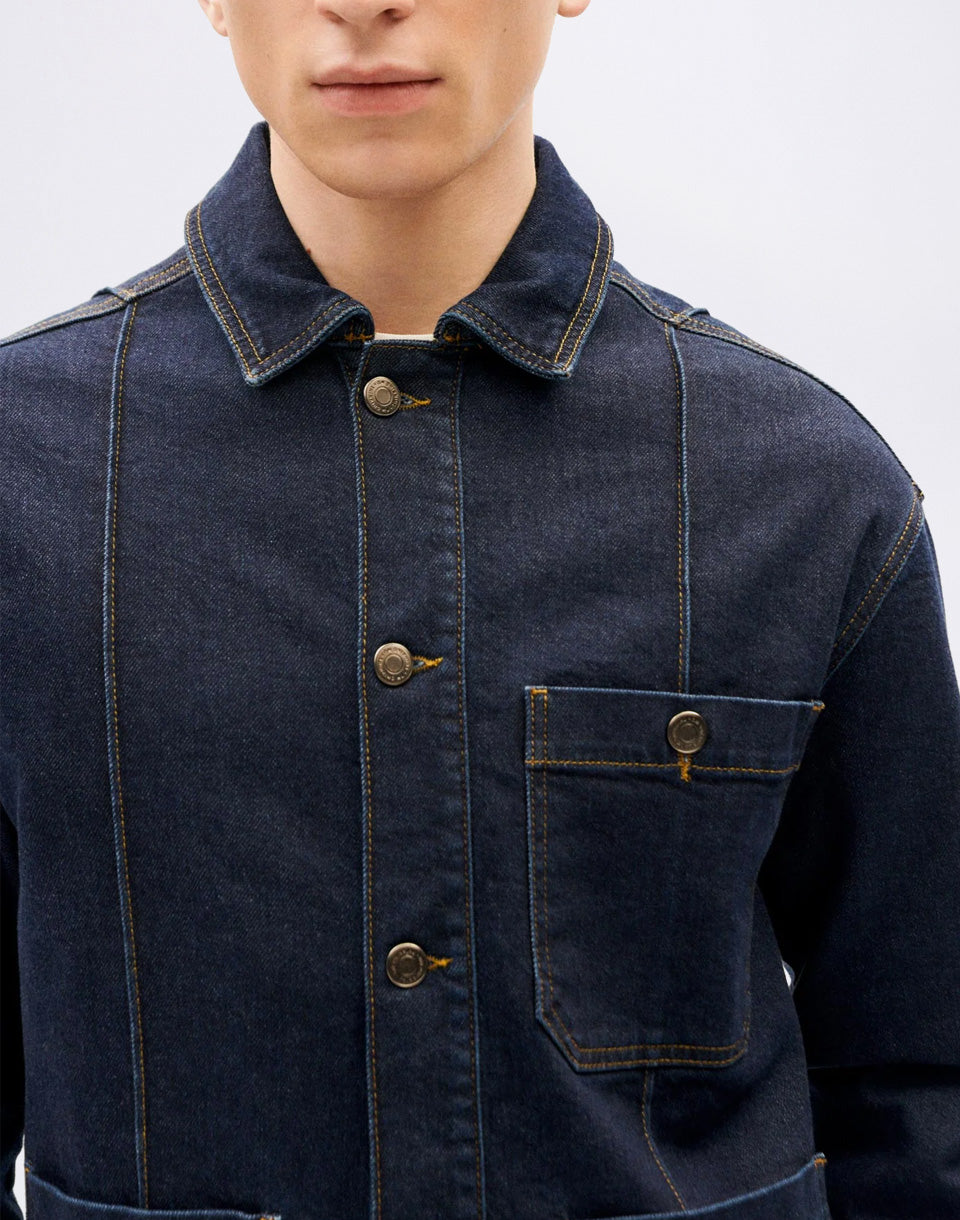 Dark Clean Denim Gus Jacket