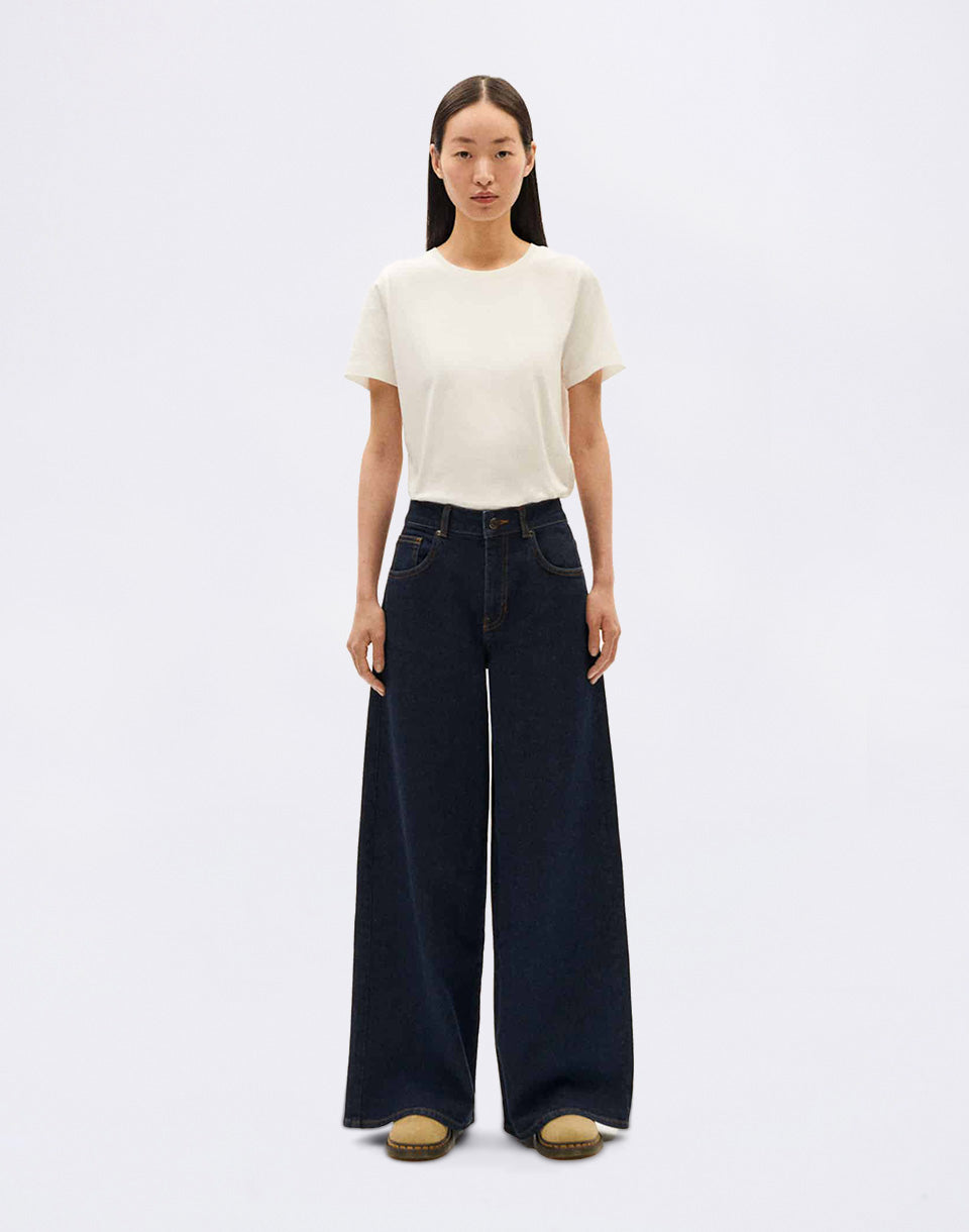 Dark Clean Denim Hedda Pants