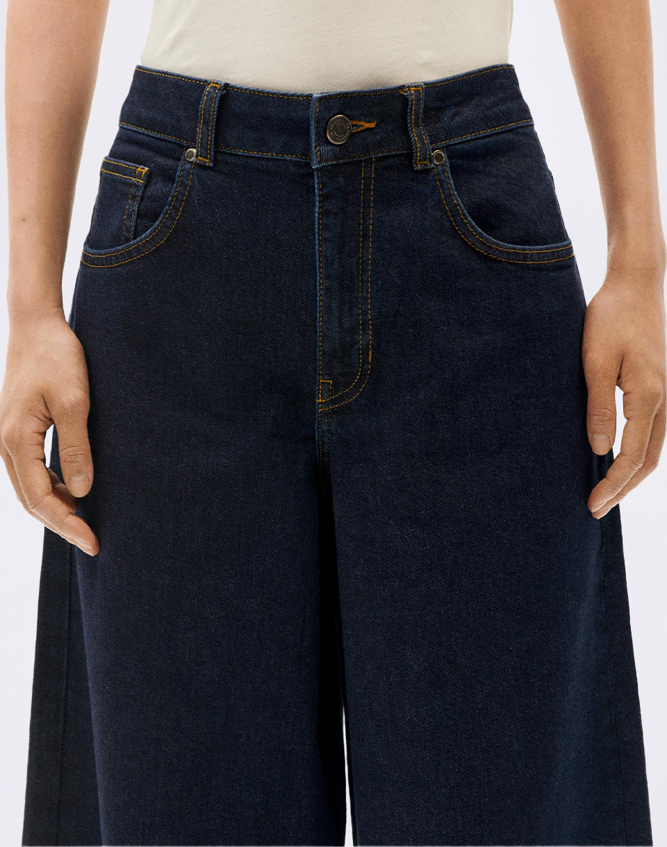 Dark Clean Denim Hedda Pants