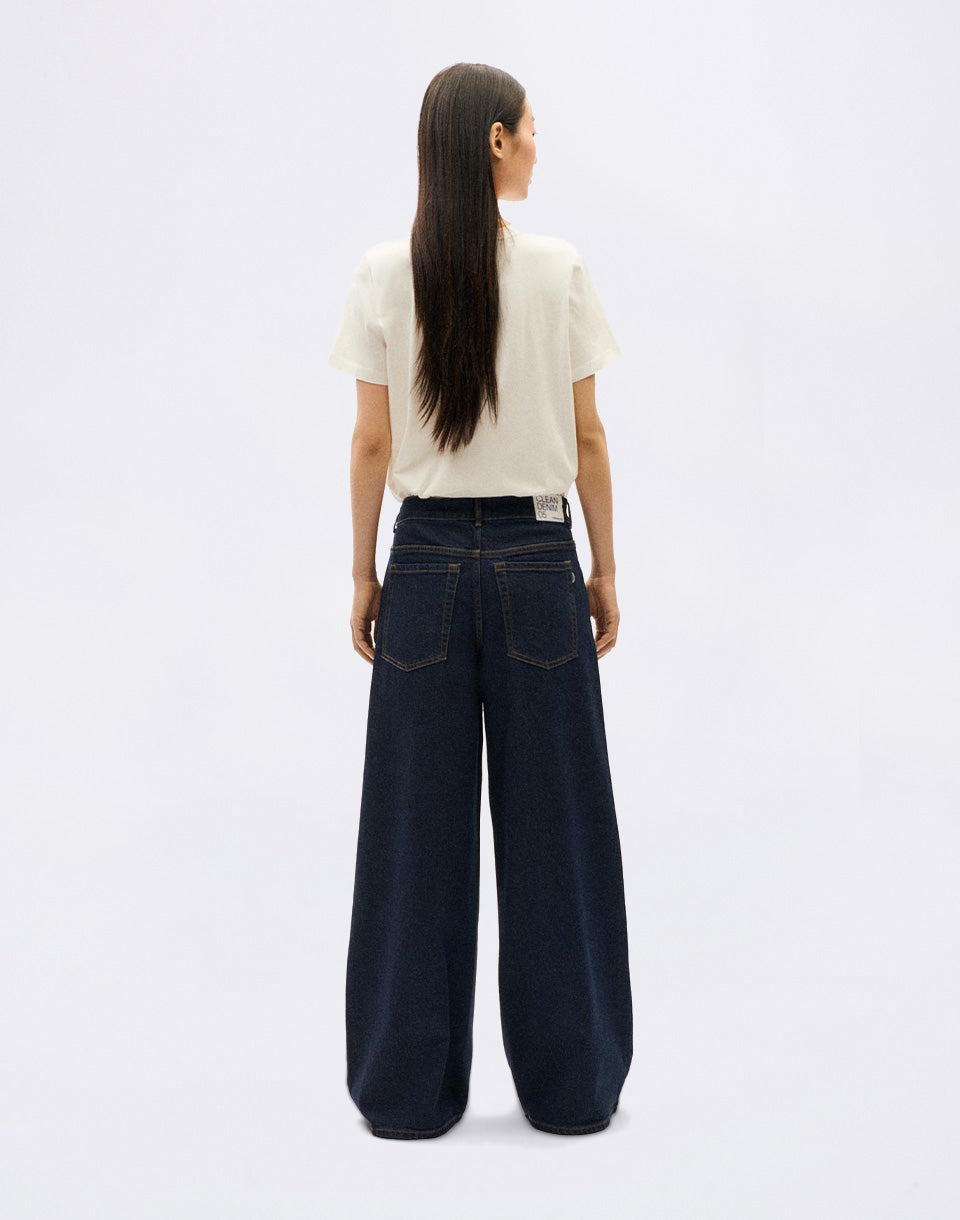 Dark Clean Denim Hedda Pants