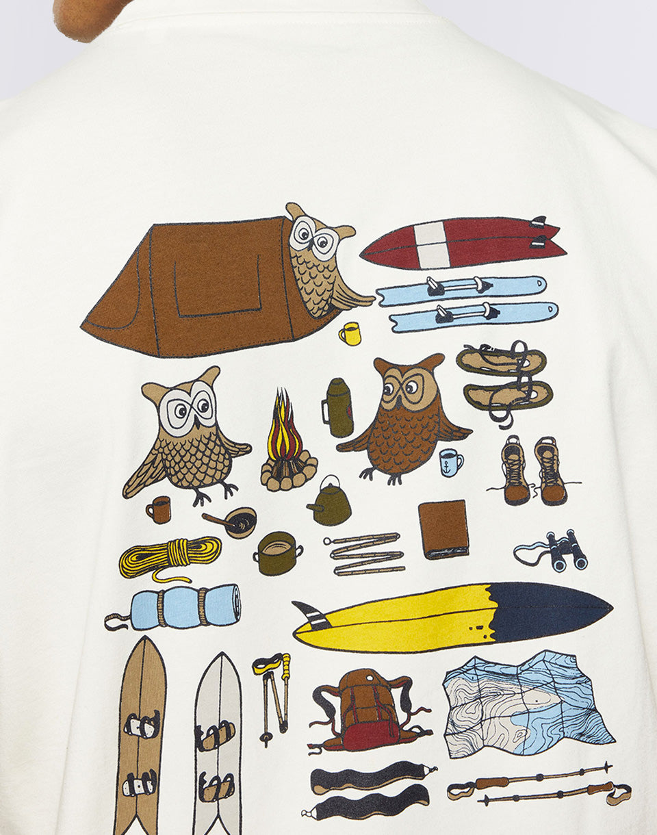 Owl Trip Print T-Shirt