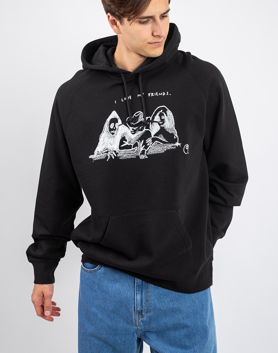 Hooded Pepe Friends Sweat