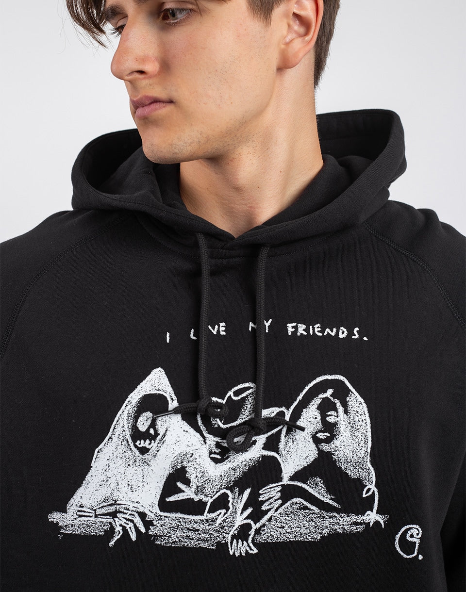 Hooded Pepe Friends Sweat