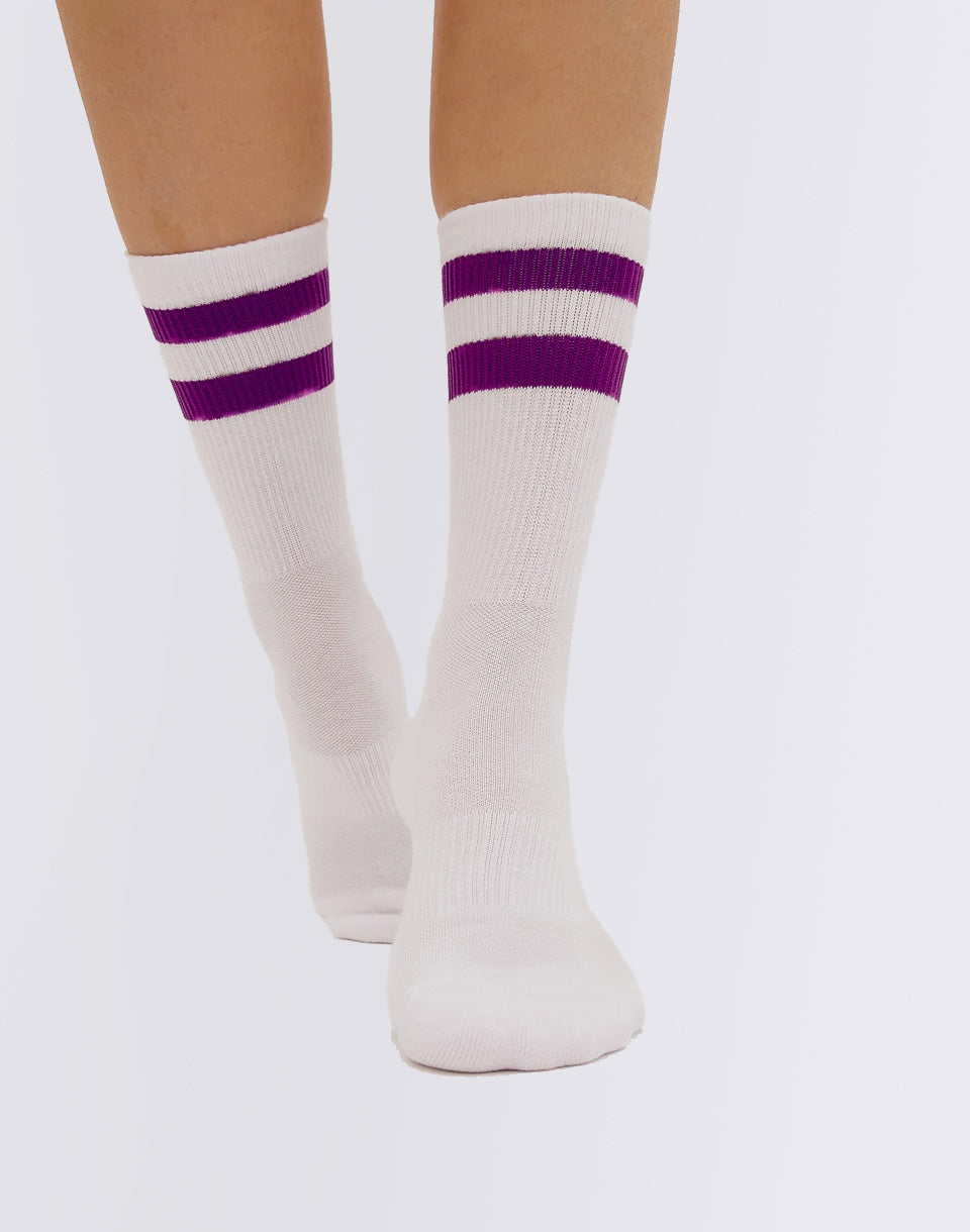 Core Stripe Crew Socks 2-pack