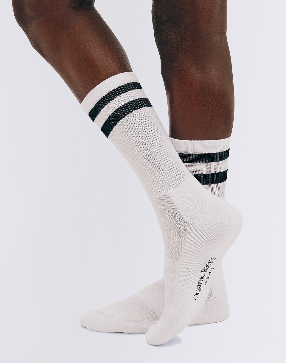 Core Stripe Crew Socks 2-pack