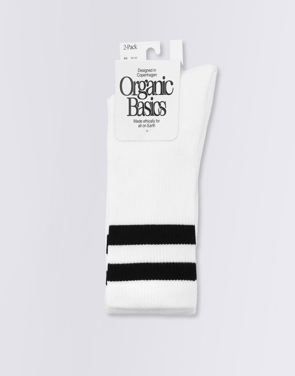 Core Stripe Crew Socks 2-pack