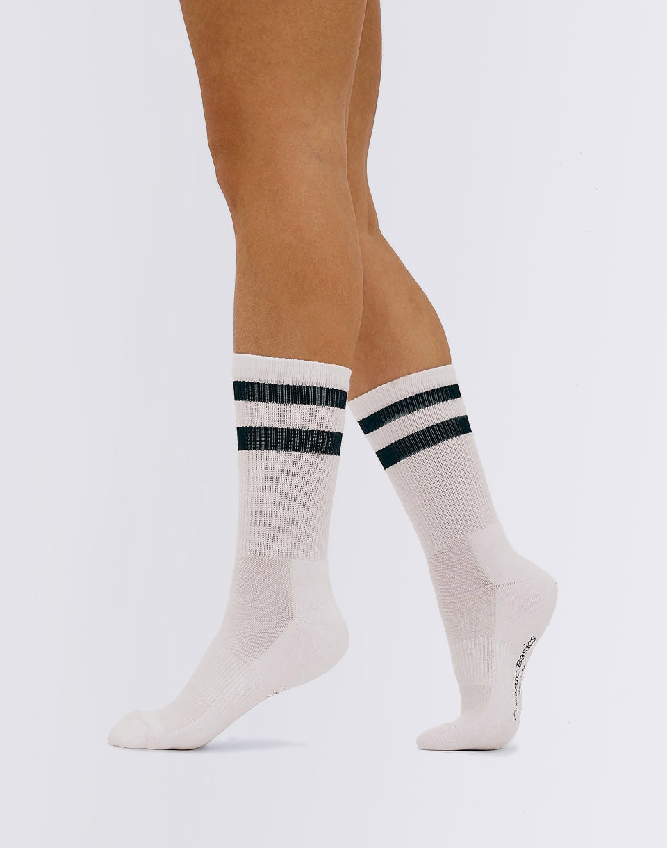 Core Stripe Crew Socks 2-pack