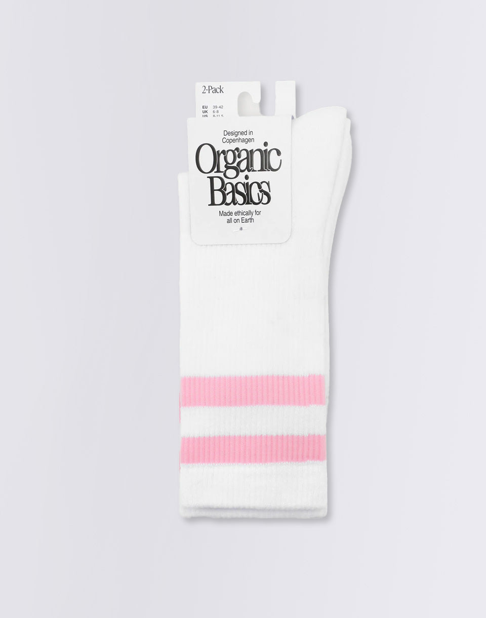 Core Stripe Crew Socks 2-pack