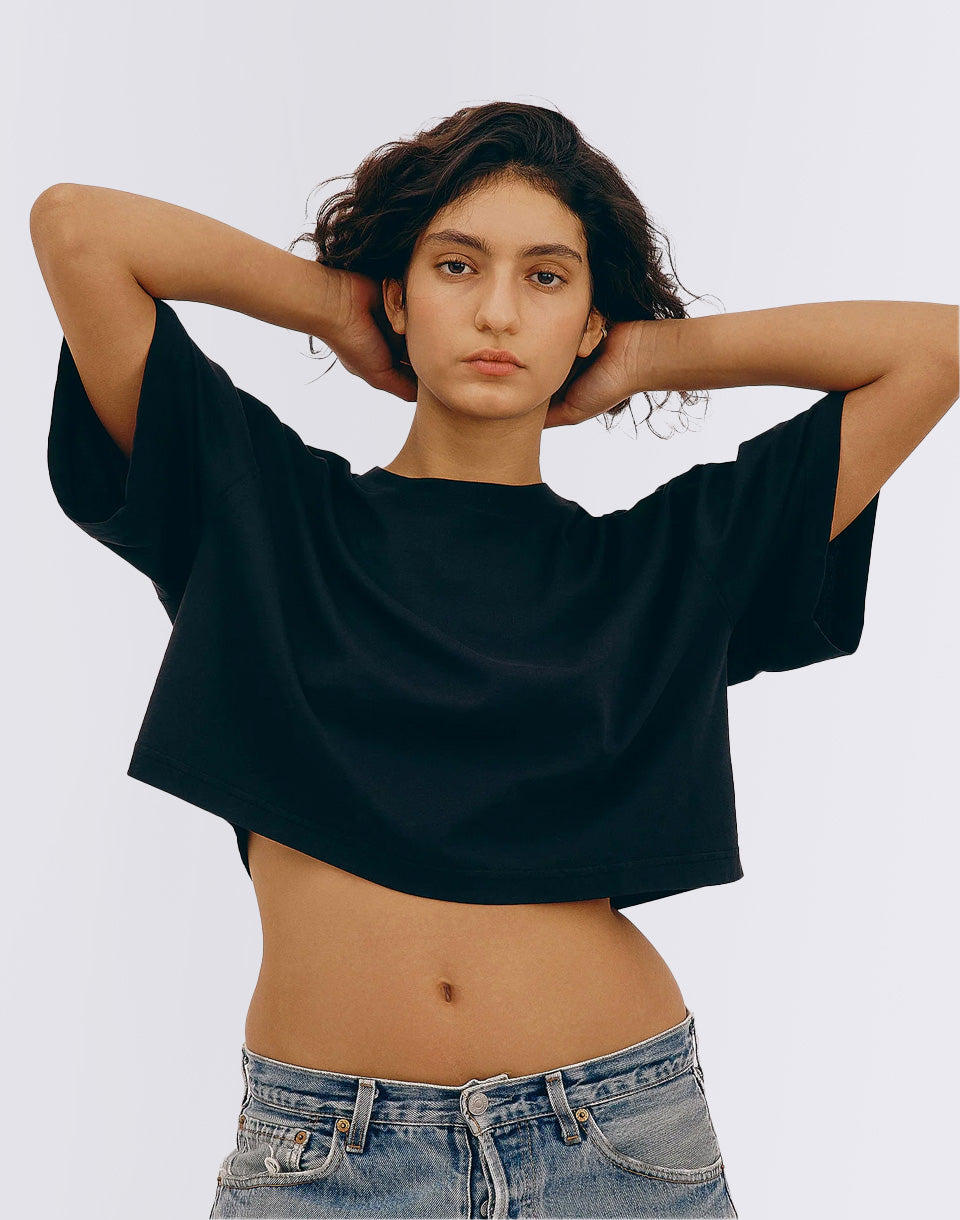 True Boxy Crop Tee