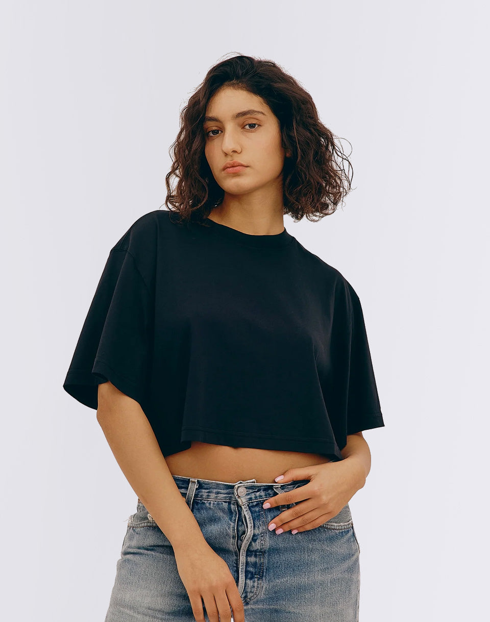 True Boxy Crop Tee