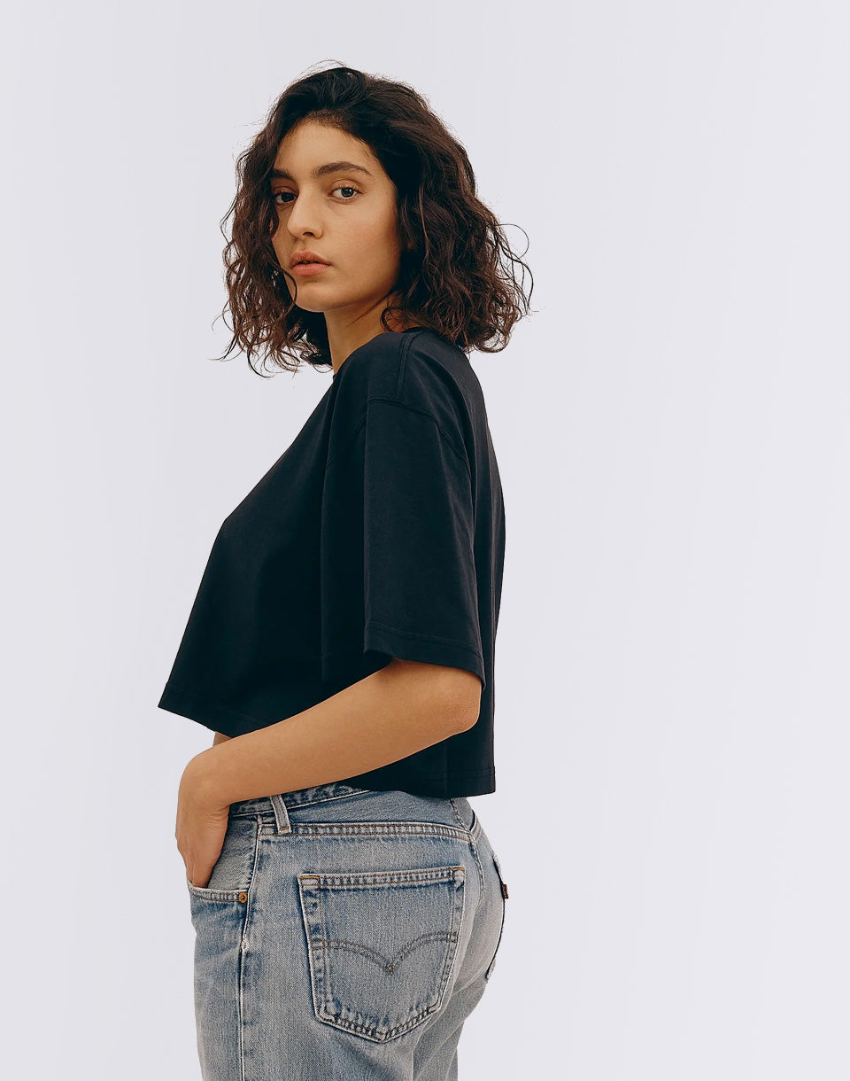 True Boxy Crop Tee