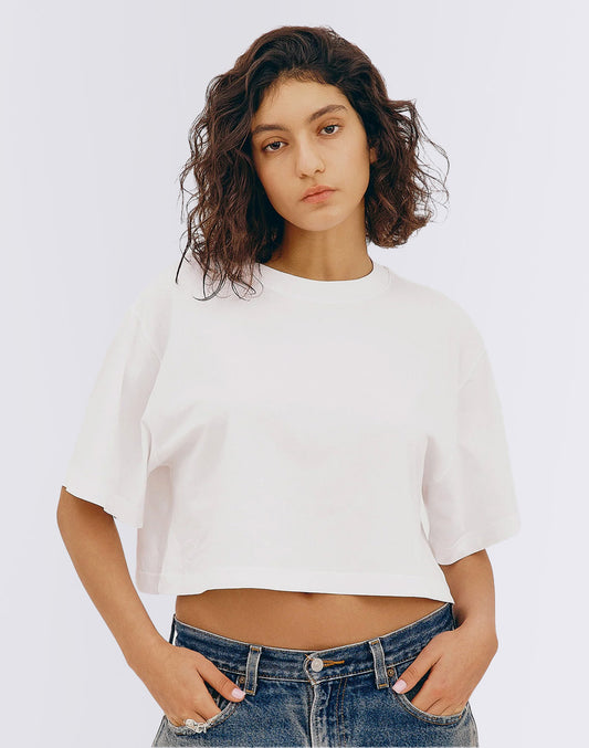 True Boxy Crop Tee