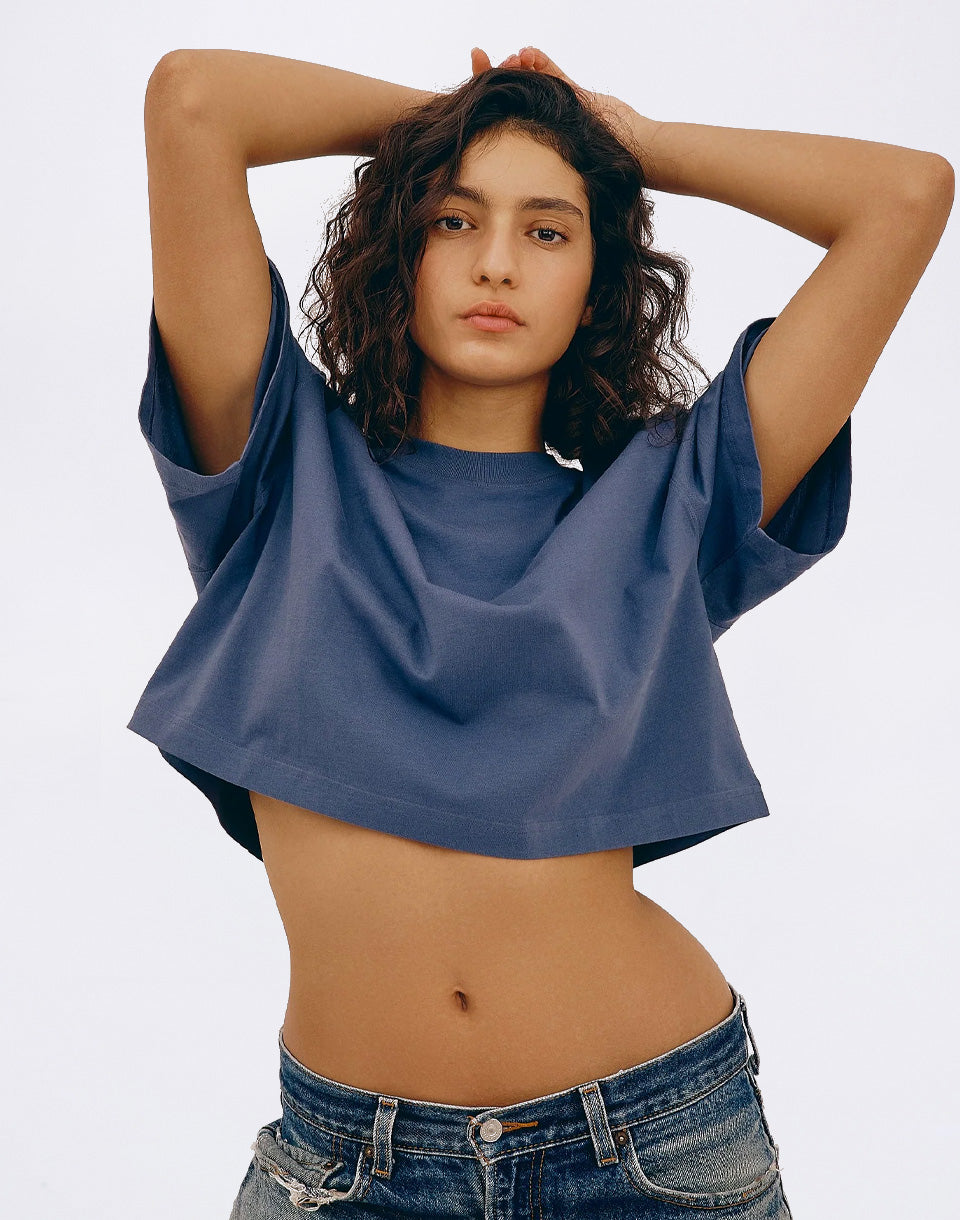 True Boxy Crop Tee