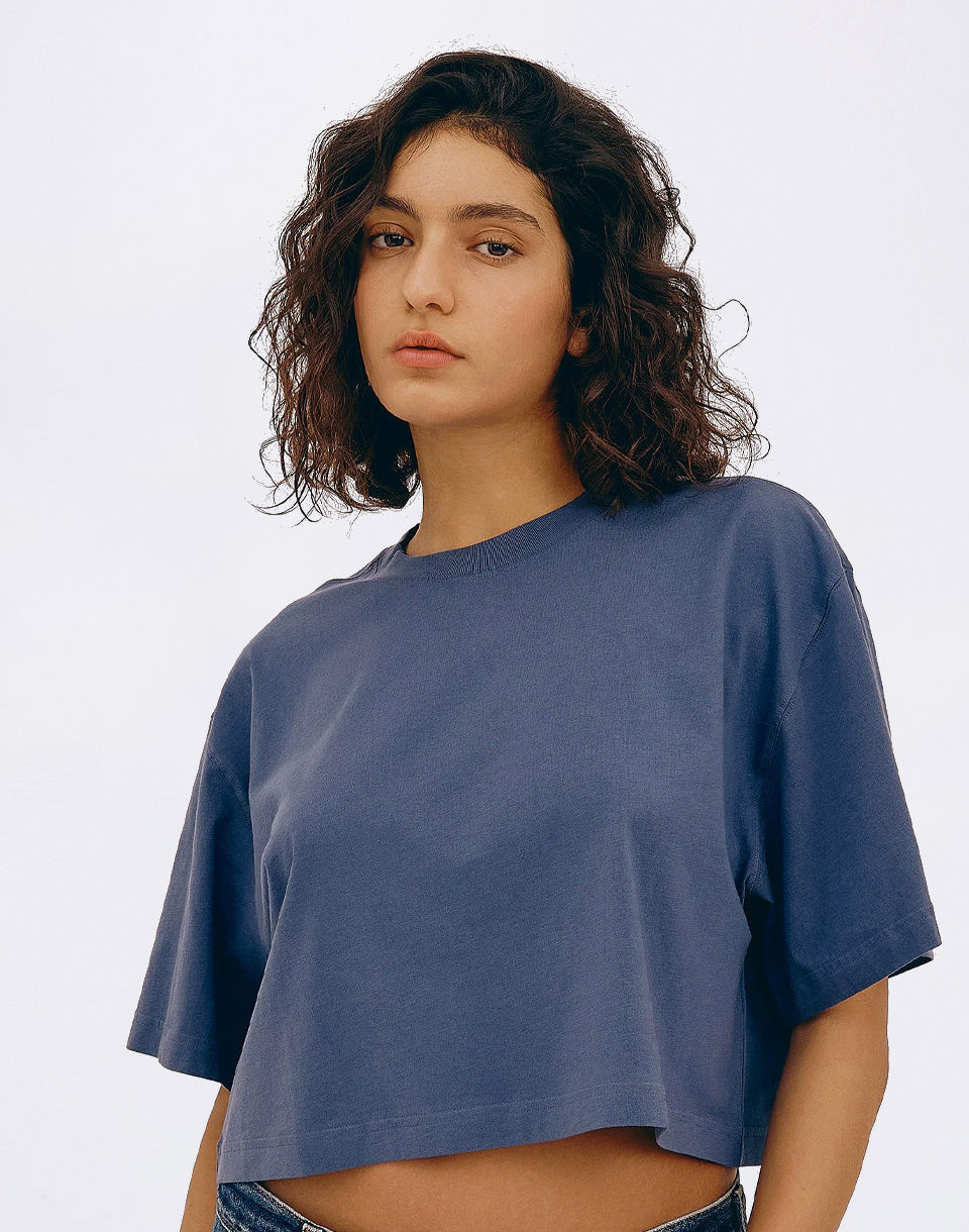 True Boxy Crop Tee