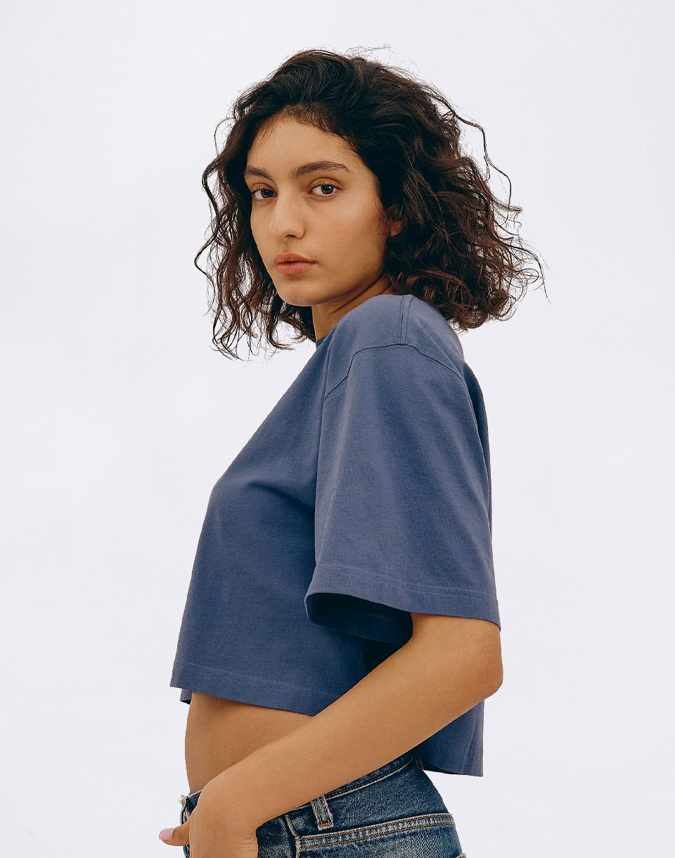 True Boxy Crop Tee