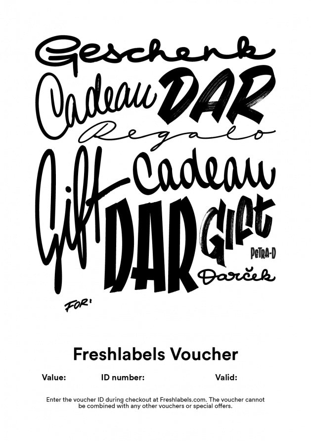 Freshlabels gift card