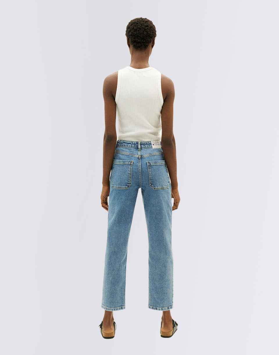 Light Clean Denim Nele Pants