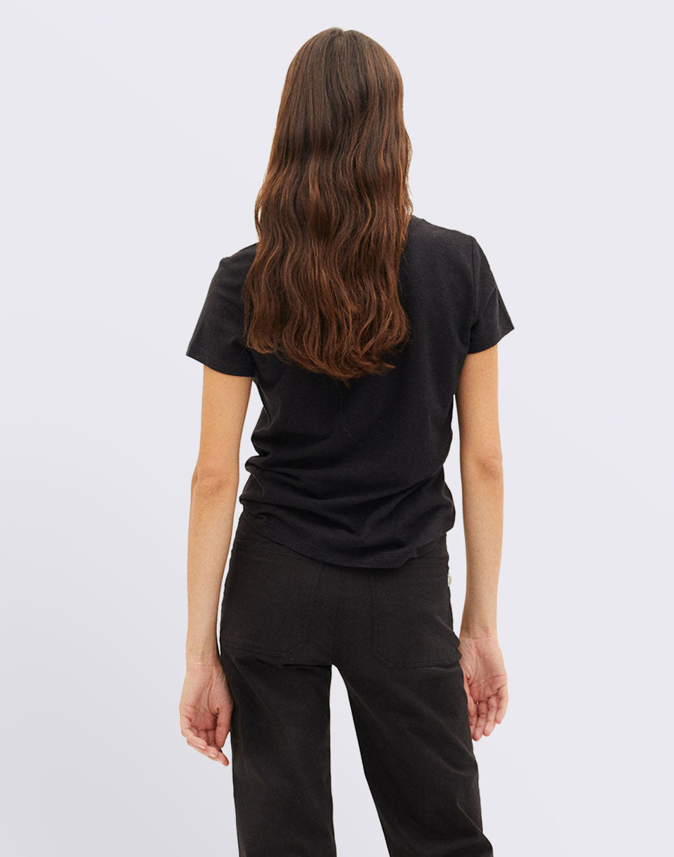 Black Hemp Regina T-Shirt