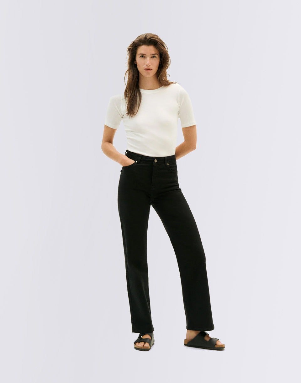 Black Theresa Pants