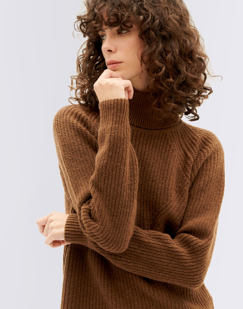 Brown Matilda Knitted Sweater