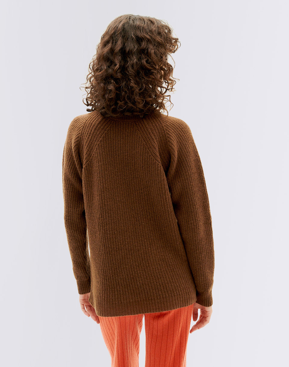 Brown Matilda Knitted Sweater
