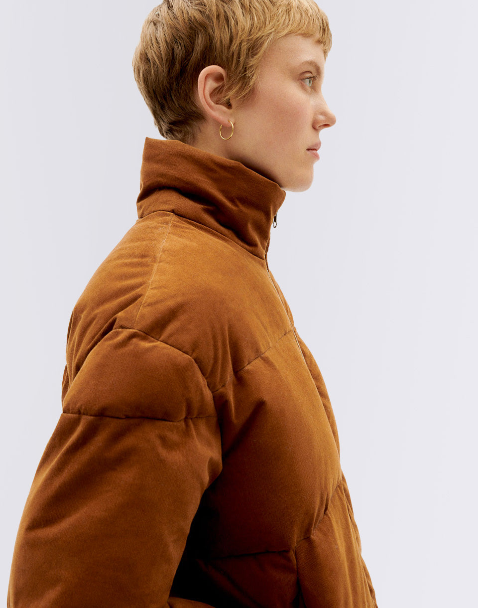 Brown Microcorduroy Gemma Jacket