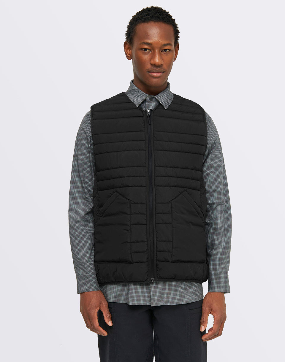 GO ANYWEAR™ quilted padded zip vest