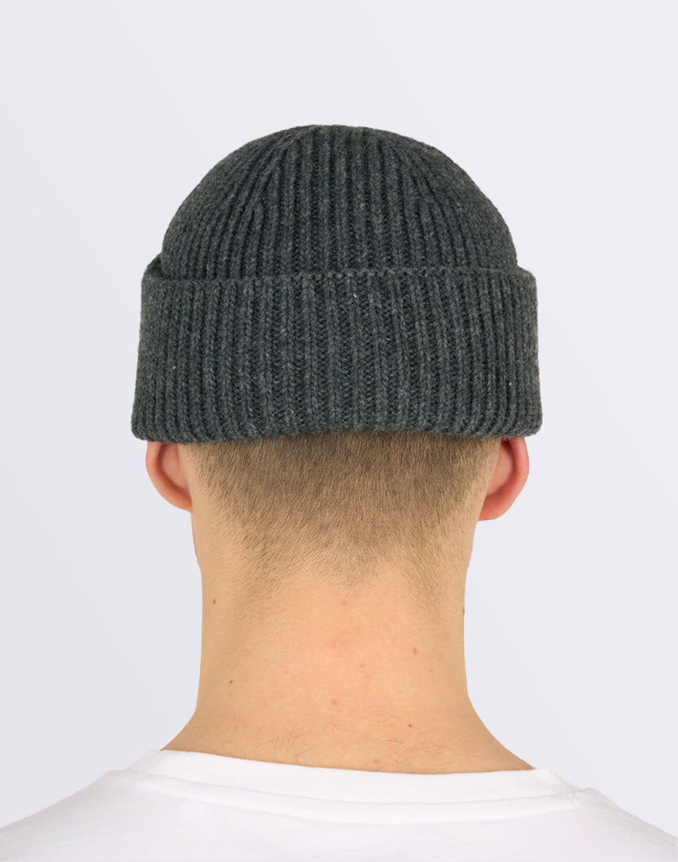 Low Wool Rib Beanie