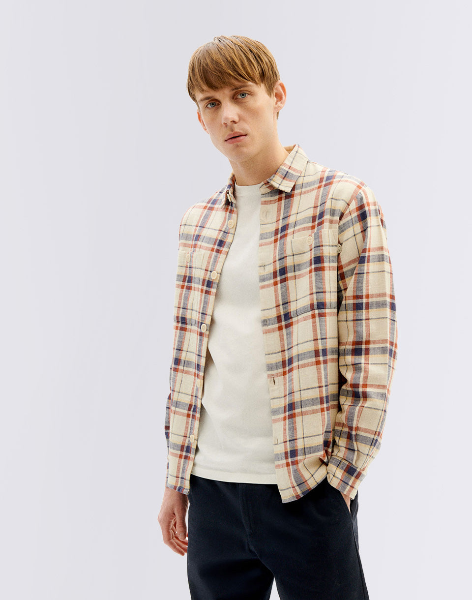 Navy Checks Bes Overshirt