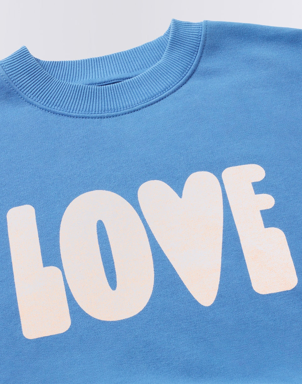 Love Heritage Blue Sweatshirt