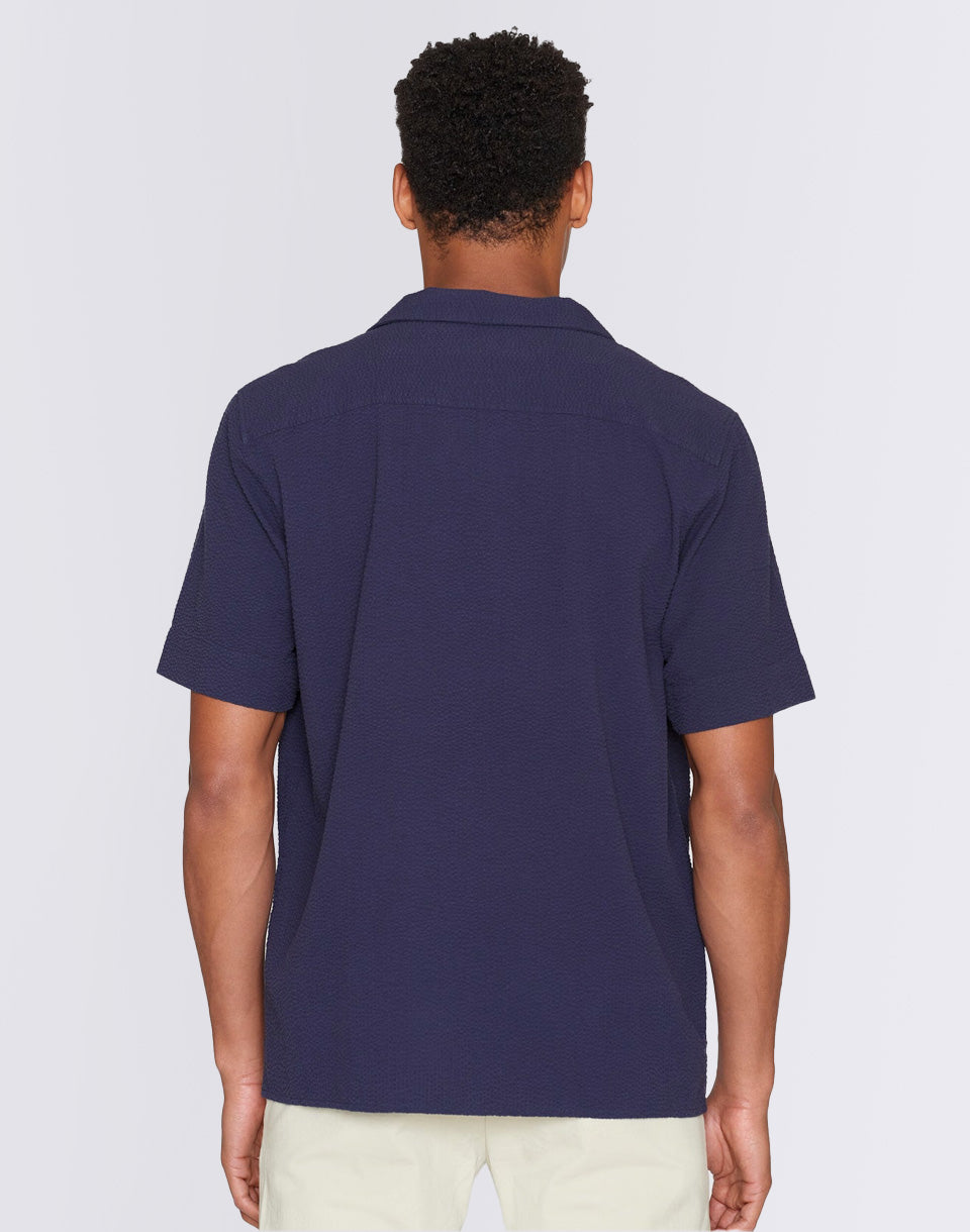 Box Short Sleeve Seersucker Shirt