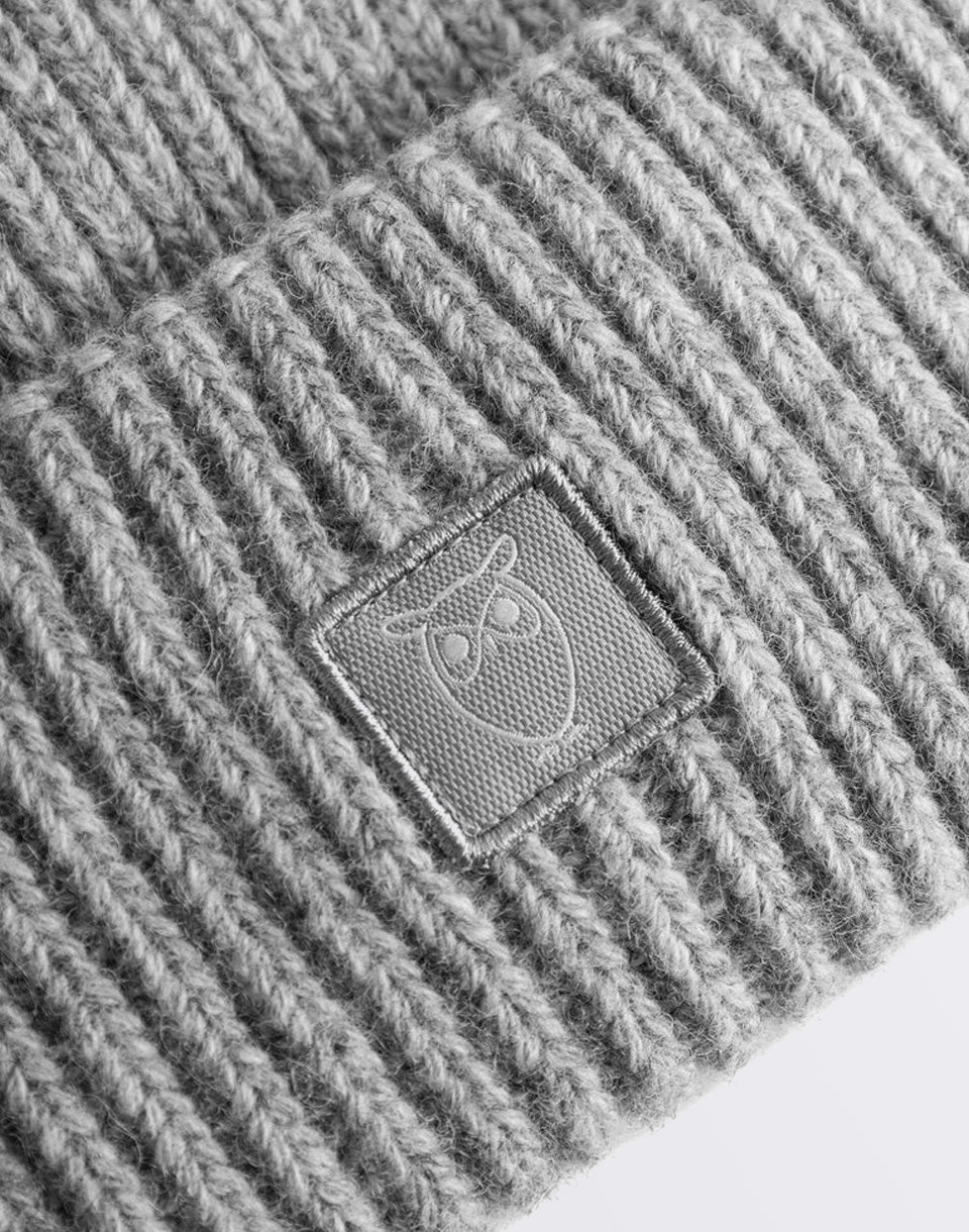 Low Wool Rib Beanie